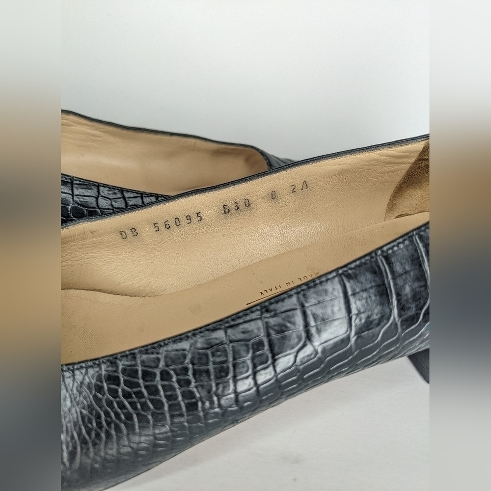 Salvatore Ferragamo Croc Heels - Picture 3 of 15